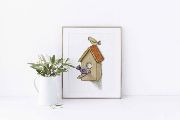 A5 print - Vogelhuisje